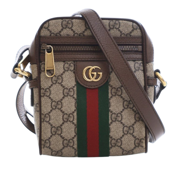 Gucci Handbags - Pre-Loved Gucci Mini GG Supreme Ophidia Crossbody